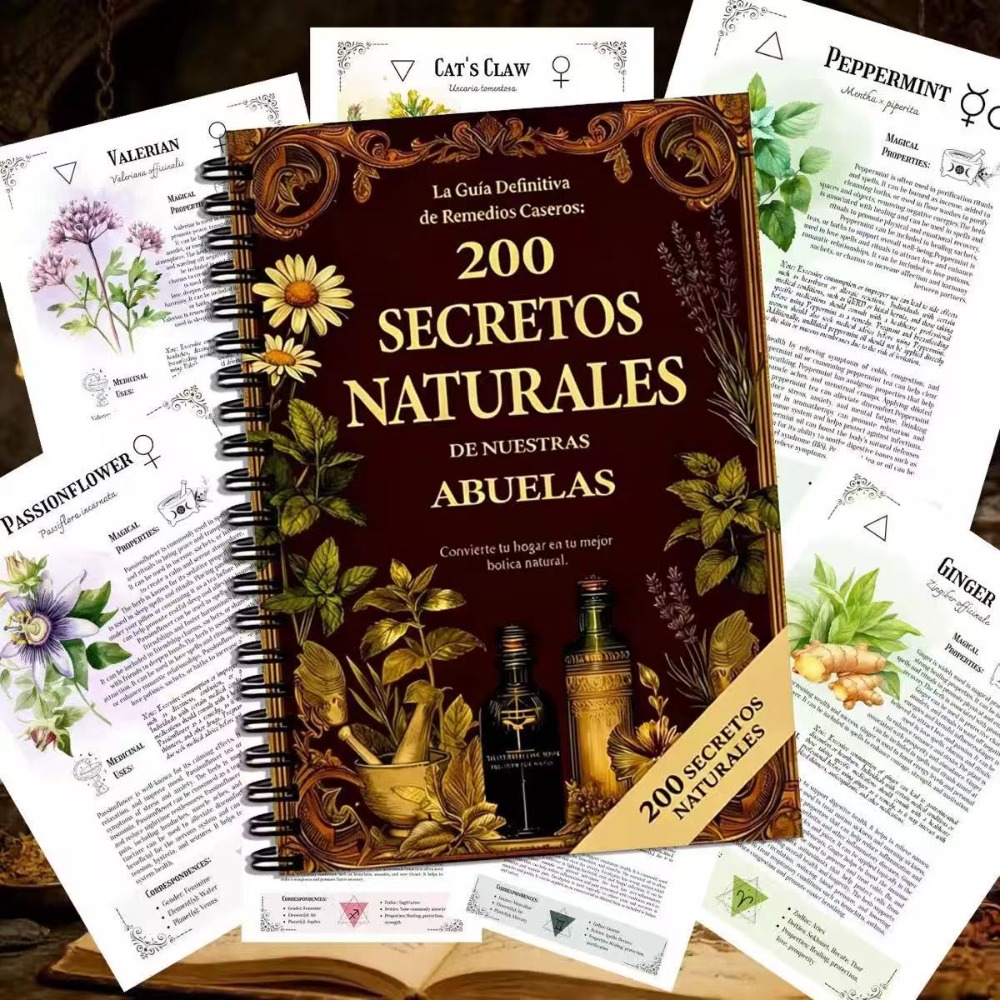 200 Doğal Sır A5 İspanyol Bitk - Herbal Wellness Guide incelemesi ve fiyatı
